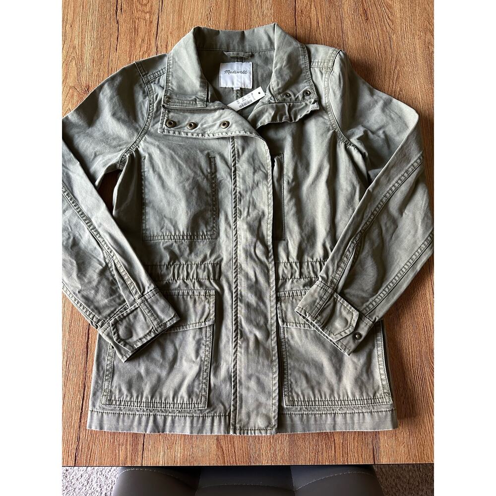 Madewell Green Military Jacket NWT